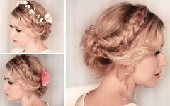 Wedding Updos for Long Hair with Braids