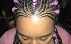 Cornrows Hairstyles with Color