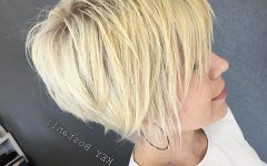 Finely Chopped Buttery Blonde Pixie Hairstyles