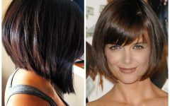 Stacked and Angled Bob Braid Hairstyles