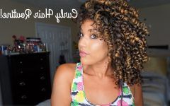 Curly Hairstyles with Shine
