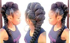 Braids and Twists Fauxhawk Hairstyles