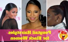 On Top Ponytail Hairstyles for African American Women