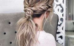 Pony Hairstyles with Textured Braid