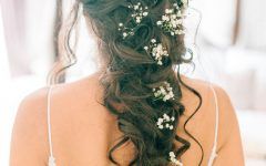 Double Braid Bridal Hairstyles with Fresh Flowers