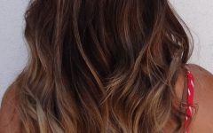 Black to Light Brown Ombre Waves Hairstyles