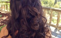 Half Up Wedding Hairstyles Long Curly Hair