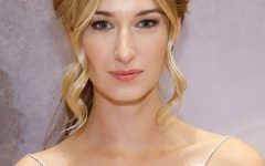 Halo Braid Hairstyles with Long Tendrils