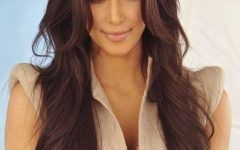 Long Hairstyles Kim Kardashian