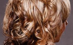 Curly Pixie Hairstyles with Light Blonde Highlights