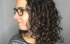 Mid-length Haircuts with Curled Layers