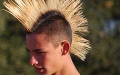 Spiked Blonde Mohawk Haircuts