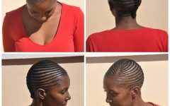 Cornrows Hairstyles with Own Hair