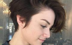 Tapered Pixie Boyish Haircuts for Round Faces
