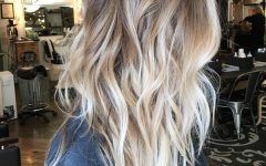 Balayage Blonde Hairstyles with Layered Ends
