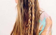 Long Braided Flowing Hairstyles