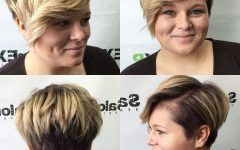 Disconnected Blonde Balayage Pixie Hairstyles