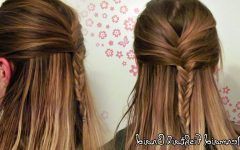 French Braid Pull Back Hairstyles