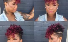 Curly Red Mohawk Hairstyles