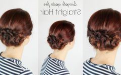 Updo Hairstyles for Straight Hair