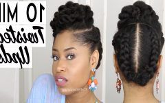 Updo Hairstyles for Natural Black Hair