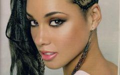 Alicia Keys Glamorous Mohawk Hairstyles
