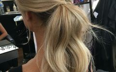 Low Messy Ponytail Hairstyles