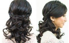 Wedding Hairstyles for Medium Length with Black Hair