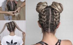 Braided Space Buns Updo Hairstyles