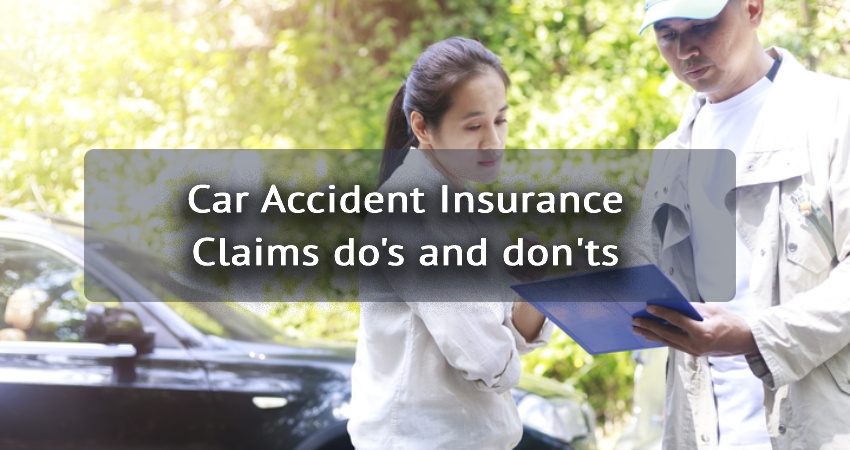 car accident insurance claims do's and don'ts