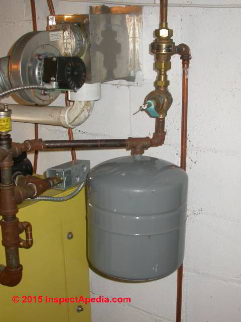Heating Boiler Expansion Tank Leaks Of Water Or Air Diagnose