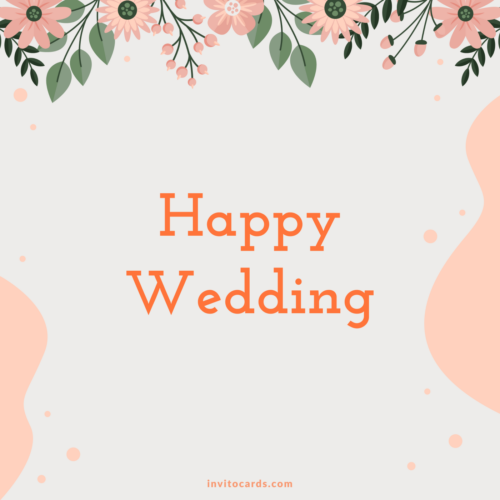 Wildflowers - Wedding Greeting Card