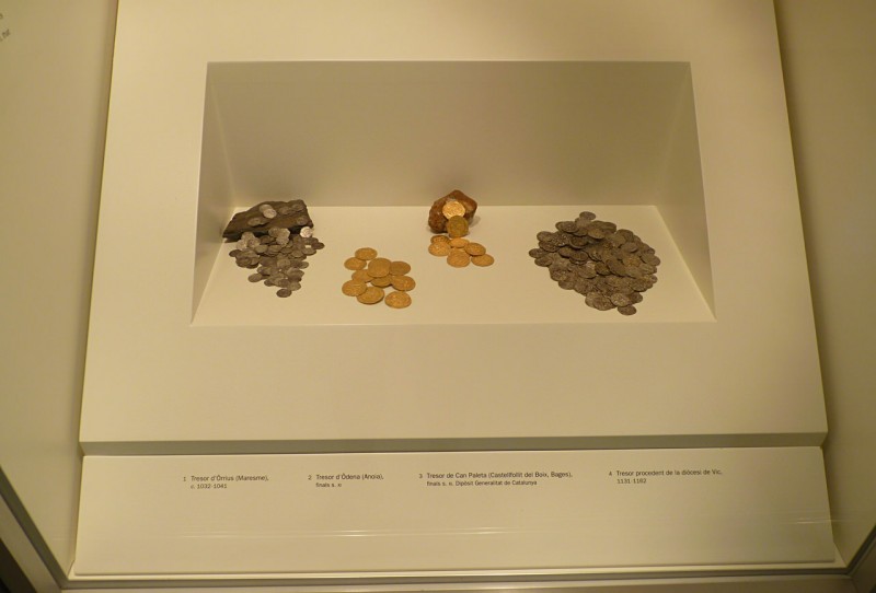 Монеты в Национальном музее искусства Каталонии