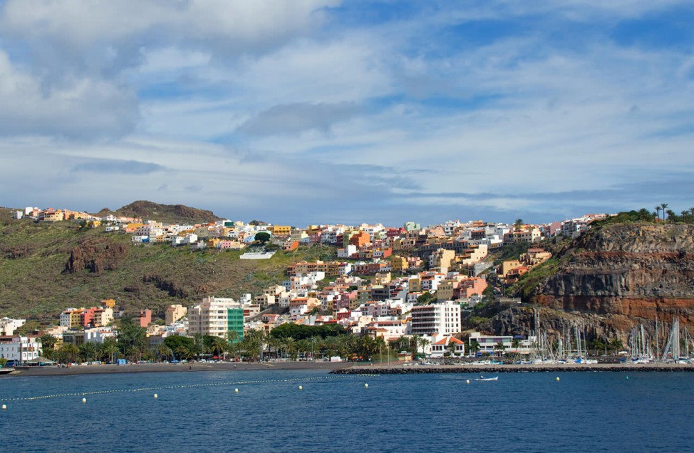 Столица острова Сан-Себастьян-де-ла-Гомера 