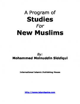 تنزيل وتحميل كتاِب A Program of Studies for New Muslims pdf برابط مباشر مجاناً 