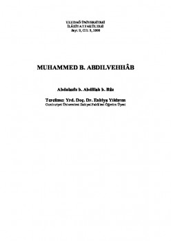 تنزيل وتحميل كتاِب Muhammed b Abdulvahhab pdf برابط مباشر مجاناً 