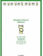 تنزيل وتحميل كتاِب Etiquette and Manners: Bathroom pdf برابط مباشر مجاناً 