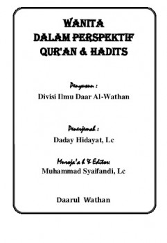 تنزيل وتحميل كتاِب Wanita Dalam Perspektif Quran amp Hadits pdf برابط مباشر مجاناً 