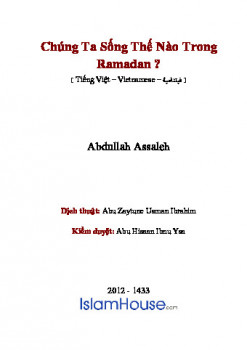 تنزيل وتحميل كتاِب Ch uacute ng Ta Sống Thế N agrave o Trong Ramadan pdf برابط مباشر مجاناً 