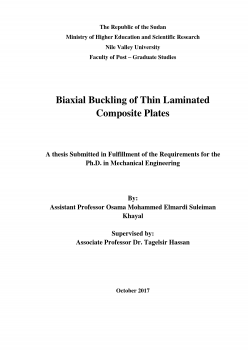 تنزيل وتحميل كتاِب doctorate thesis entitled Biaxial Buckling of Thin Laminated Composite Plates pdf برابط مباشر مجاناً
