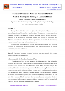 تنزيل وتحميل كتاِب Theories of Composite Plates and Numerical Methods Used on Bending and Buckling of Laminated Plates pdf برابط مباشر مجاناً 