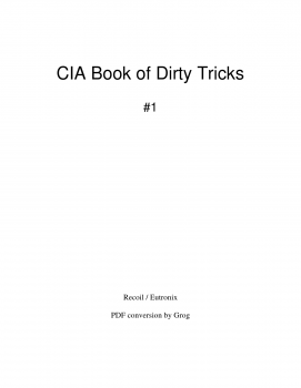 تنزيل وتحميل كتاِب CIA Book of Dirty Tricks pdf برابط مباشر مجاناً 