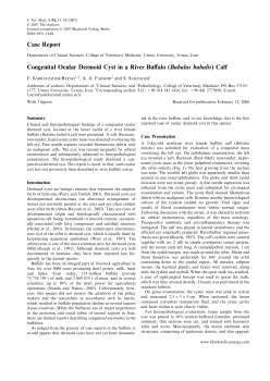 تنزيل وتحميل كتاِب Congenital Ocular Dermoid Cyst in a River Buffalo (Bubalus bubalis) Calf pdf برابط مباشر مجاناً 