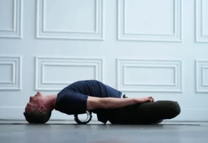 Supine Pose with Roller | Back bend preparation
