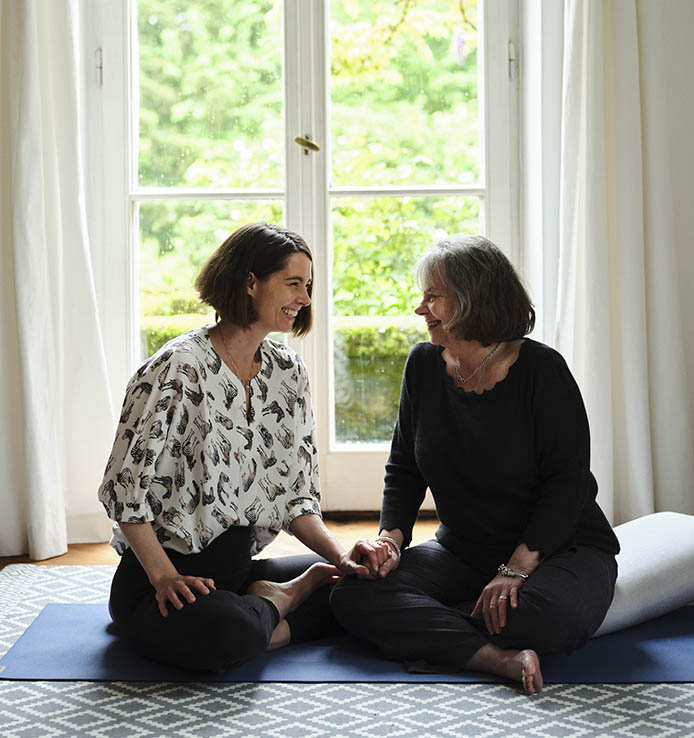 yoga for menopause with Judith Hanson Lasater & Lizzie Lasater
