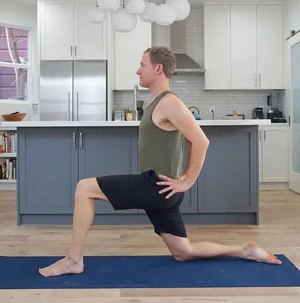 Anjaneyasana Low Lunge - Padmasana Yoga Pose Sequence