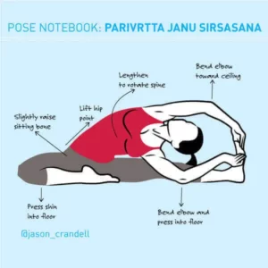 Parivrrta Janu Sirsaasana | Revolved Head to Knee Pose