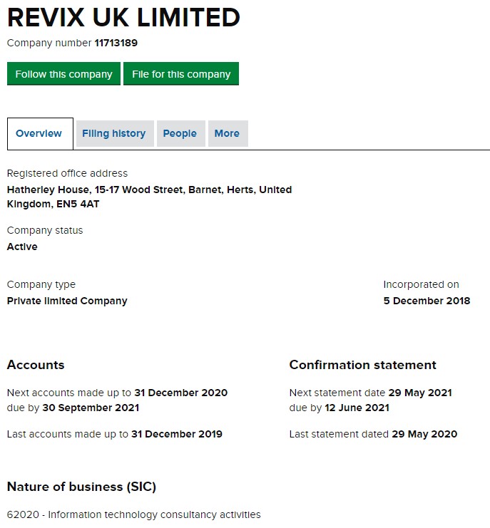 Revix UK Limited