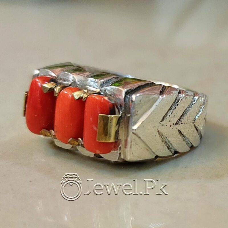 Natural Red Coral Marjaan Stone Marjan Ring Islamic Stone 1 1