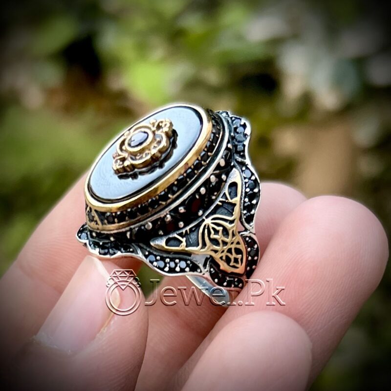 Turkish 925 Silver Ring - Men Turkish Ring - Gents Turkish Rings